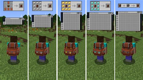 how to upgrade backpacks minecraft.